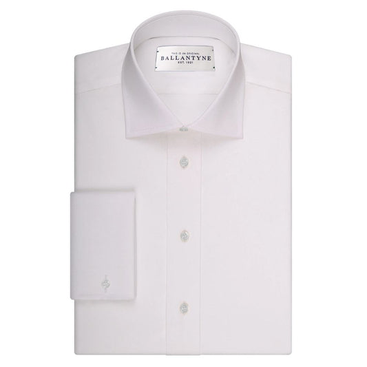 Ballantyne White Cotton Shirt for Men