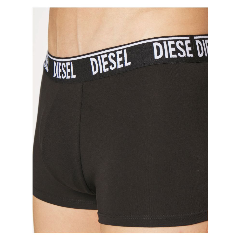 Diesel Glatte Bicolor-Baumwoll-Boxershorts Duo