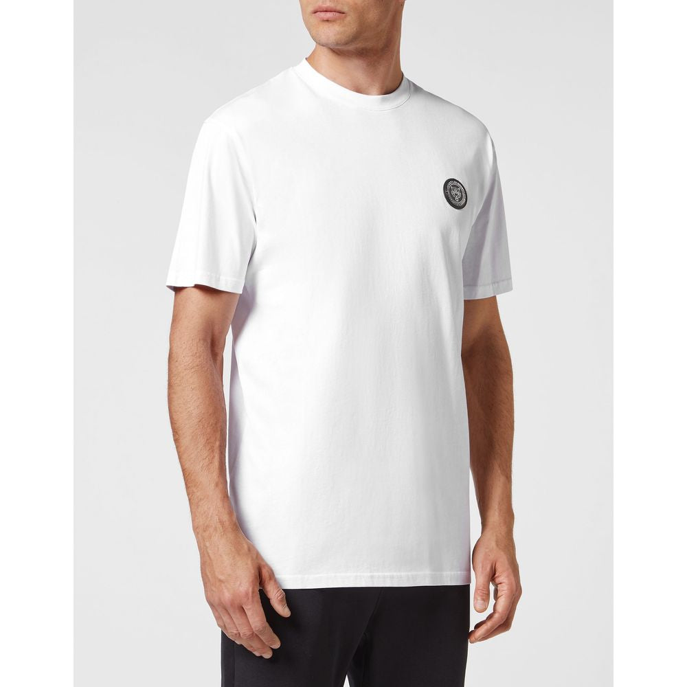 Plein Sport T-shirt for men in white cotton