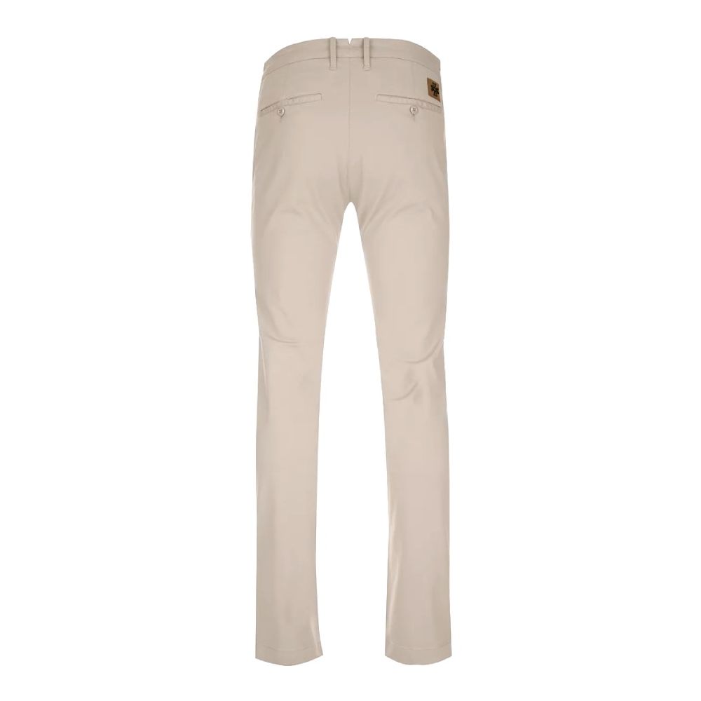 Jacob Cohen Smooth Cotton Chino Pants in Beige