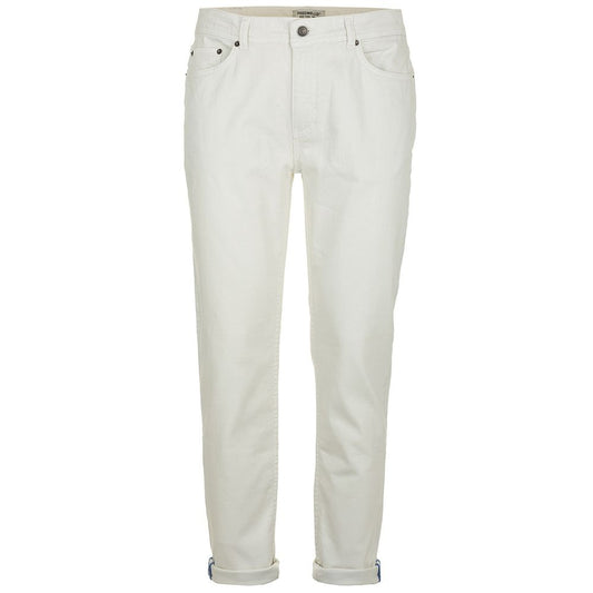 Fred Mello Chic white denim pants for modern men