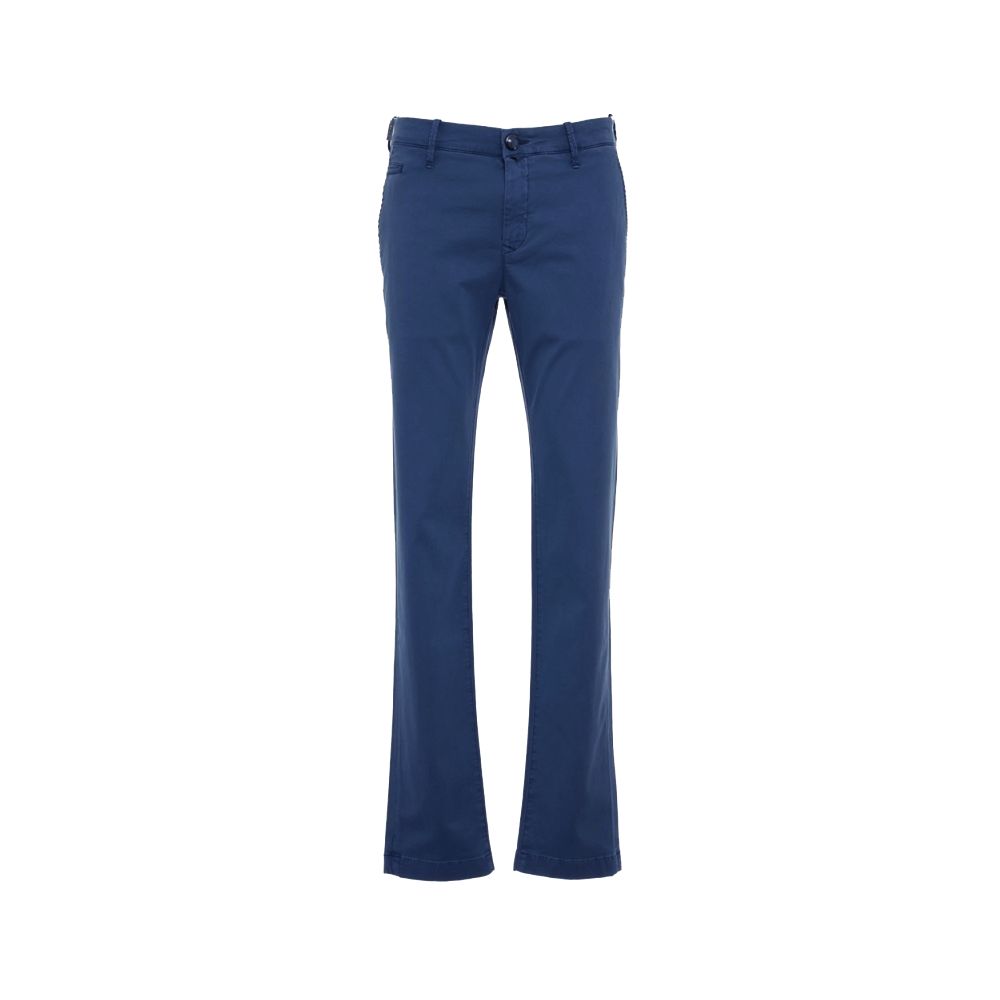 Jacob Cohen Slim Chino Pants in Blue Cotton - Slim Fit