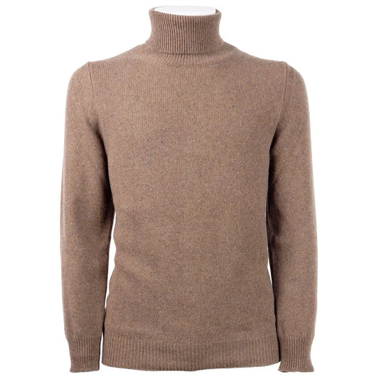 Emilio Romanelli Brown Cashmere Sweater for Men