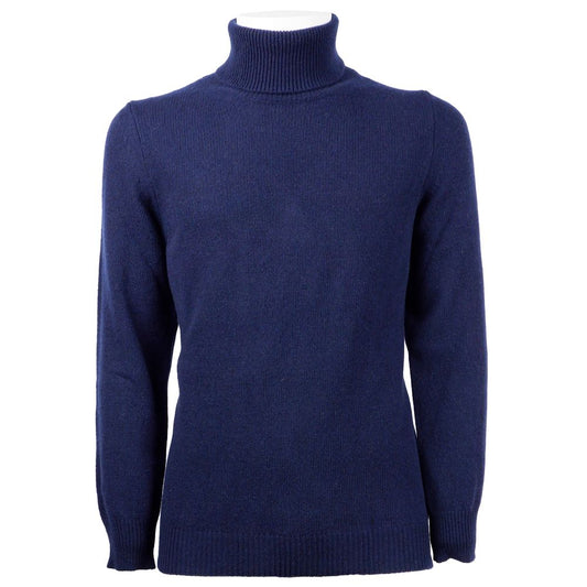 Emilio Romanelli Blue Cashmere Sweater for Men