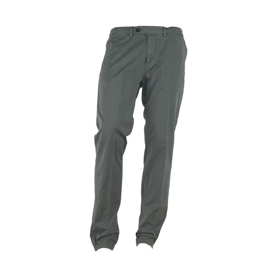 Made in Italy Chic grey summer pants for men