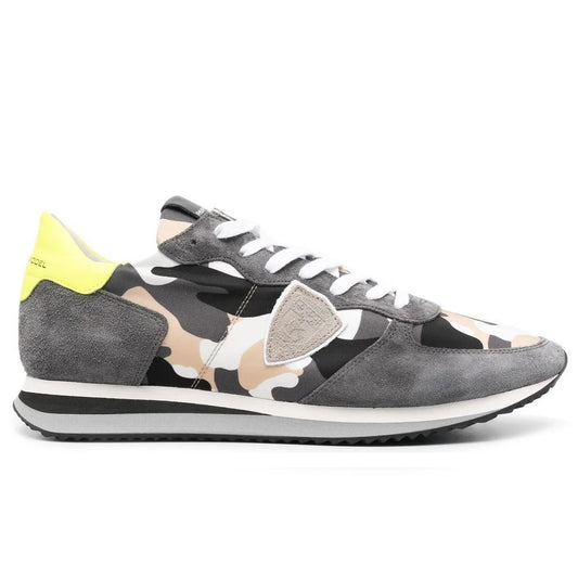 Philippe Model Army Chic Sneakers aus Stoff und Wildleder