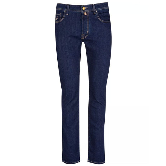 Jacob Cohen Elegant Dark Blue Bard Jeans for Men