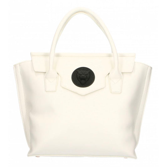 Plein Sport Chic white polyethylene handbag with magnetic closure