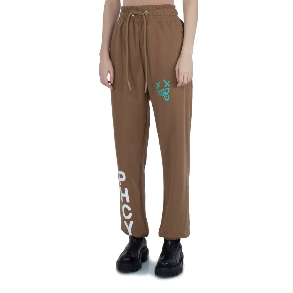 Pharmacy Industry Brown Cotton Women Pants