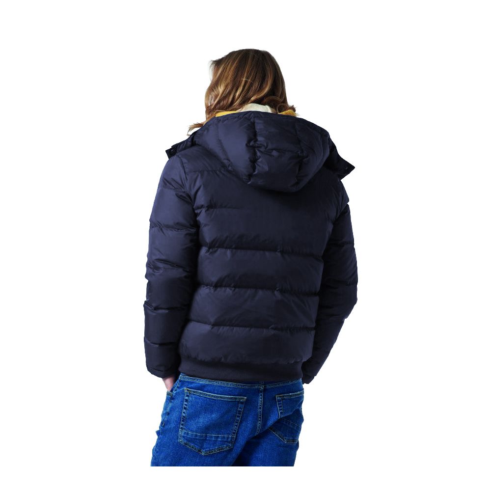 La Martina Blaue Nylon-Sportjacke für Männer