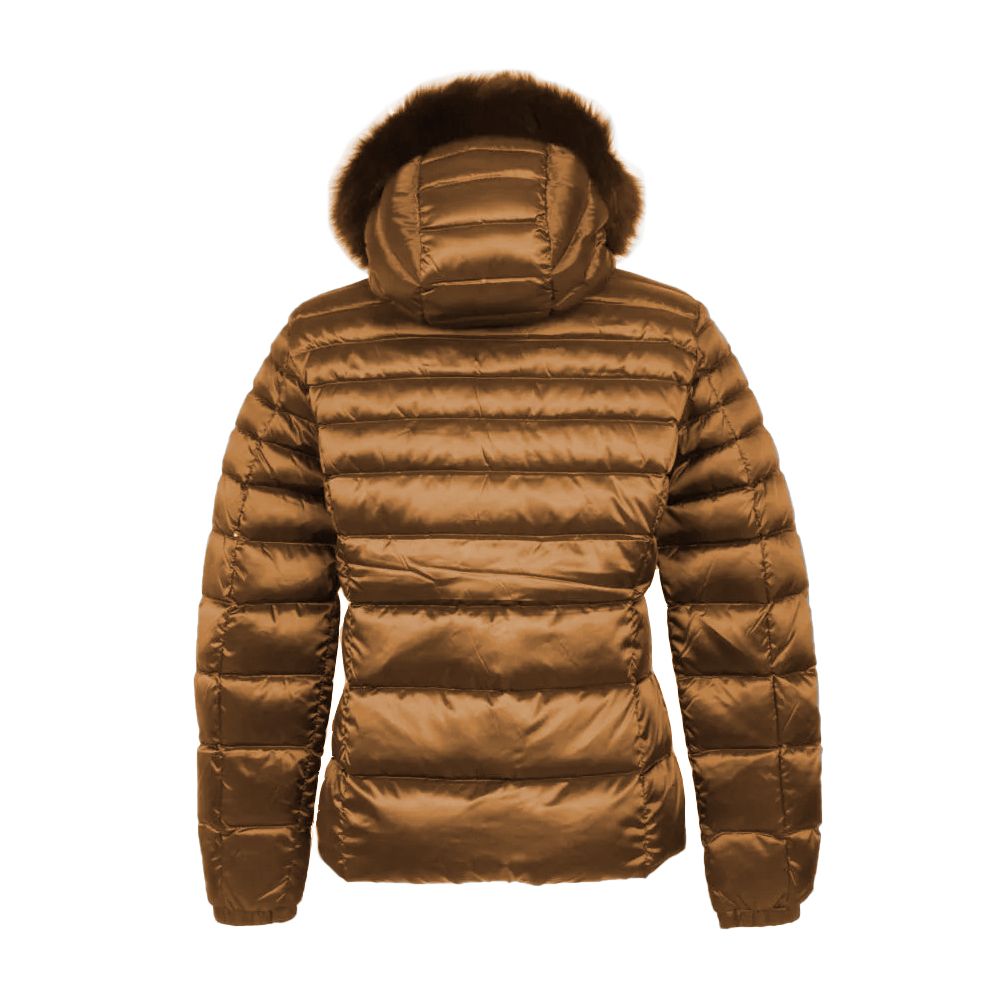 Refrigiwear Braune Polyamid Damenjacke