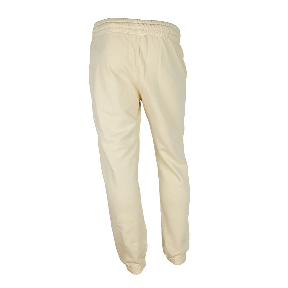 Diego Venturino Beige Cotton Men's Tracksuit Pants