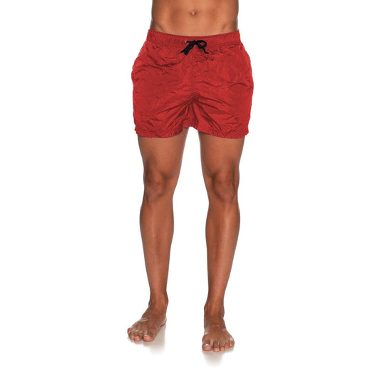 Refrigiwear Rote Nylon Schwimmhose für Männer