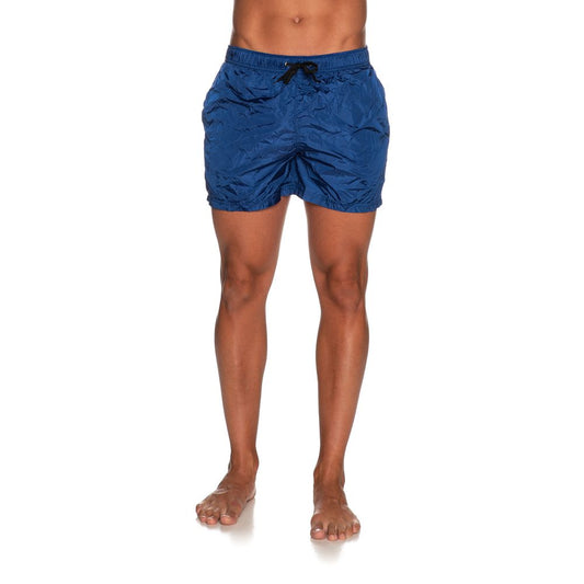 Refrigiwear Blaue Nylon-Badehose für Männer