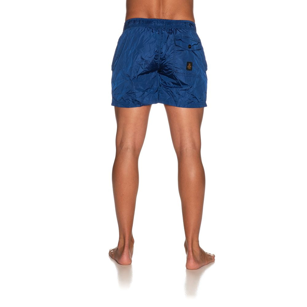 Refrigiwear Blaue Nylon-Badehose für Männer