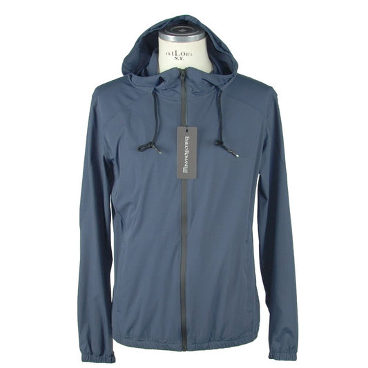 Emilio Romanelli Blue Synthetic Jacket for Men