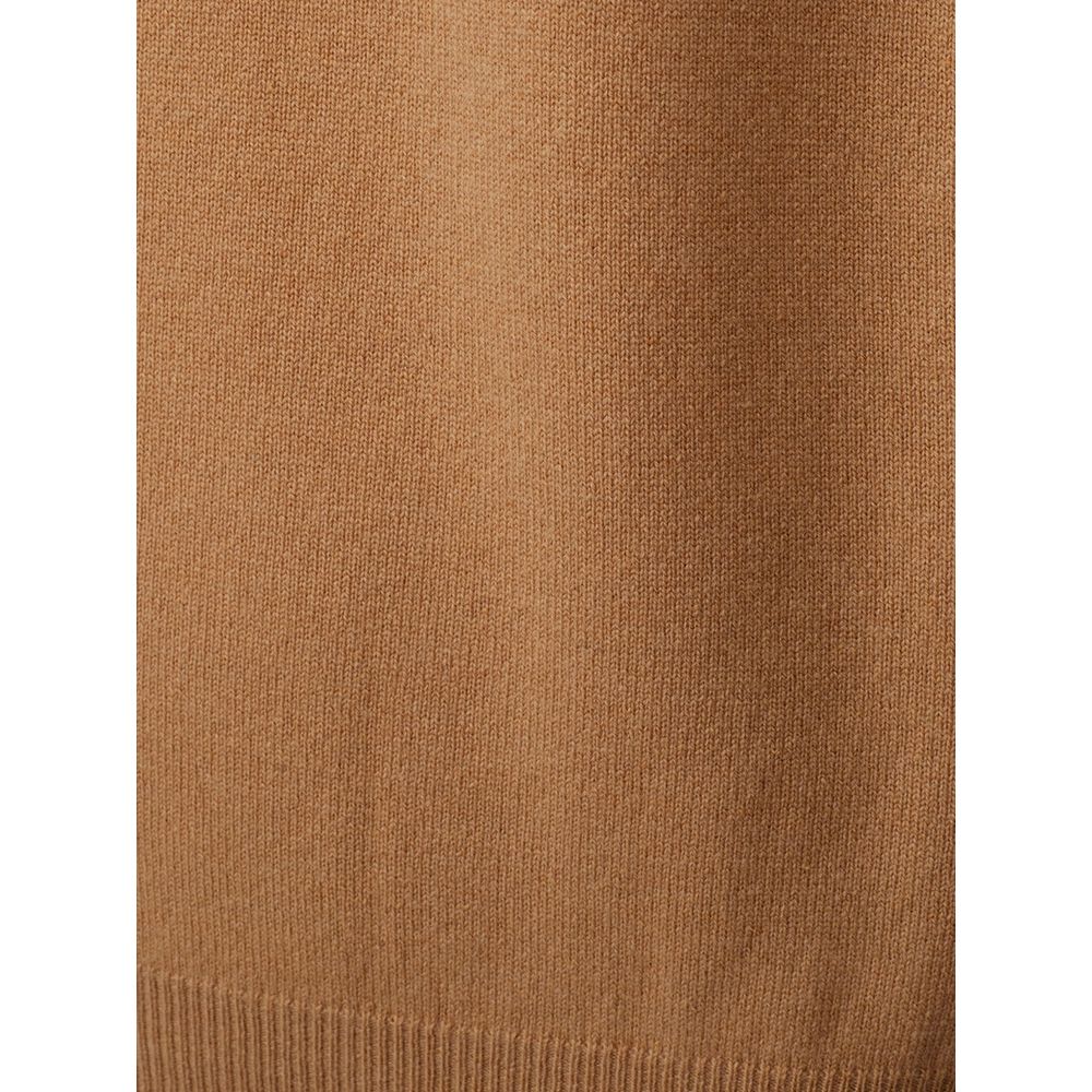 KANGRA Elegant brown wool sweater for men