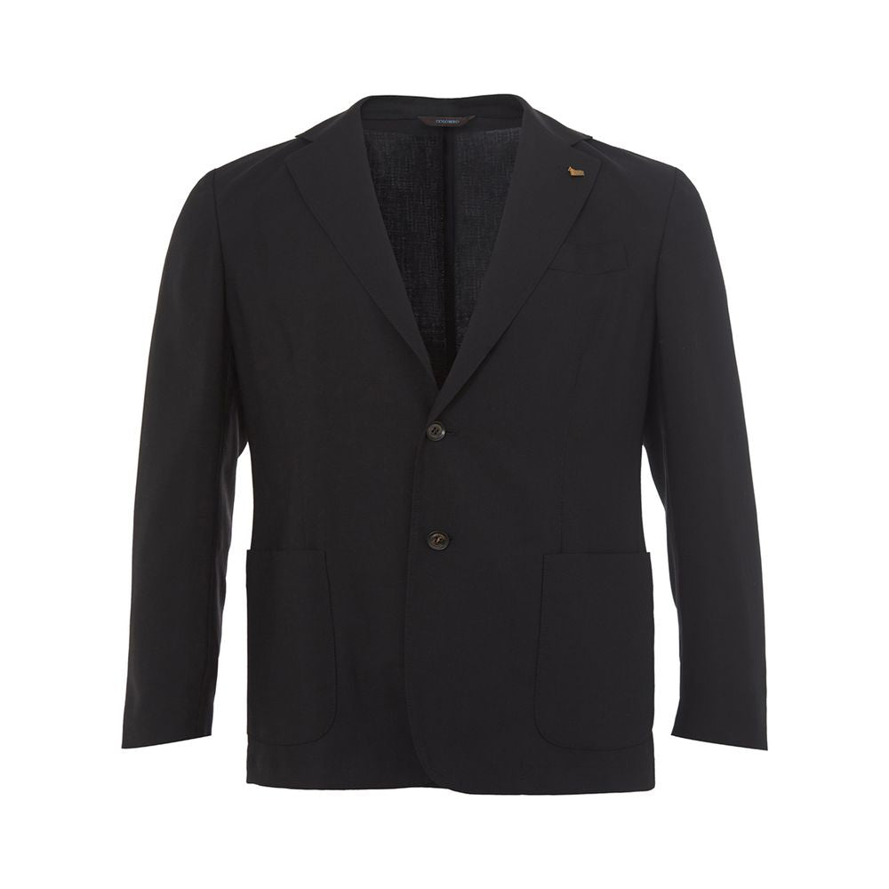 Colombo Elegant black cashmere jacket