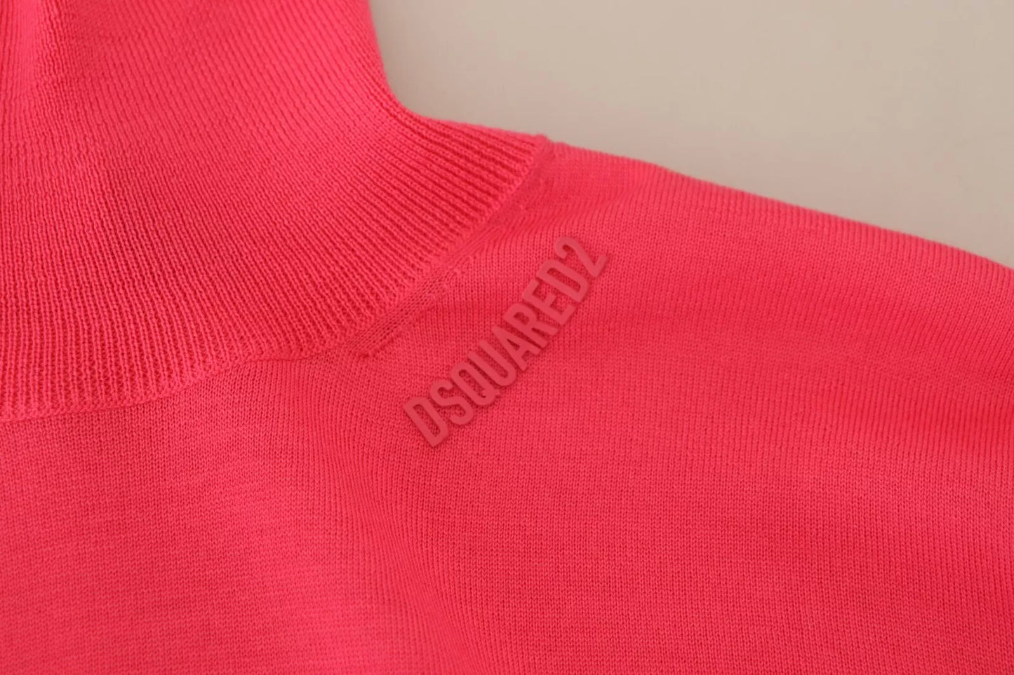 Dsquared² Pink long sleeve turtleneck sweater