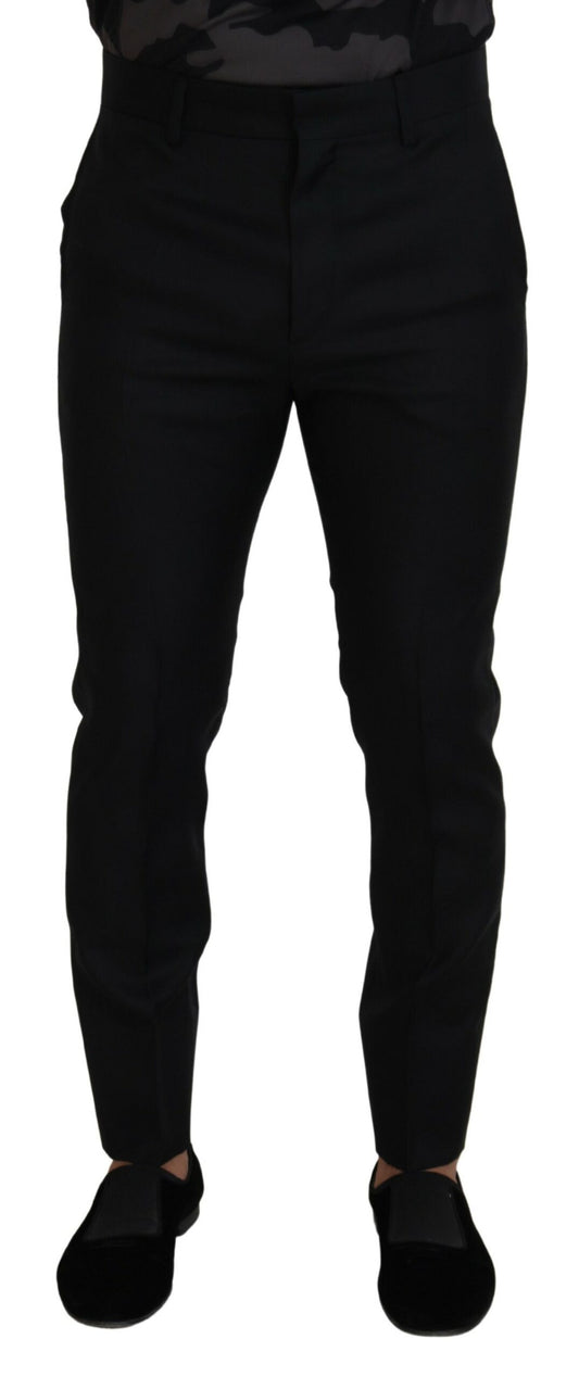 Dsquared² Takaisin Virgin Wool Slim Fit Miesten juhlahousut