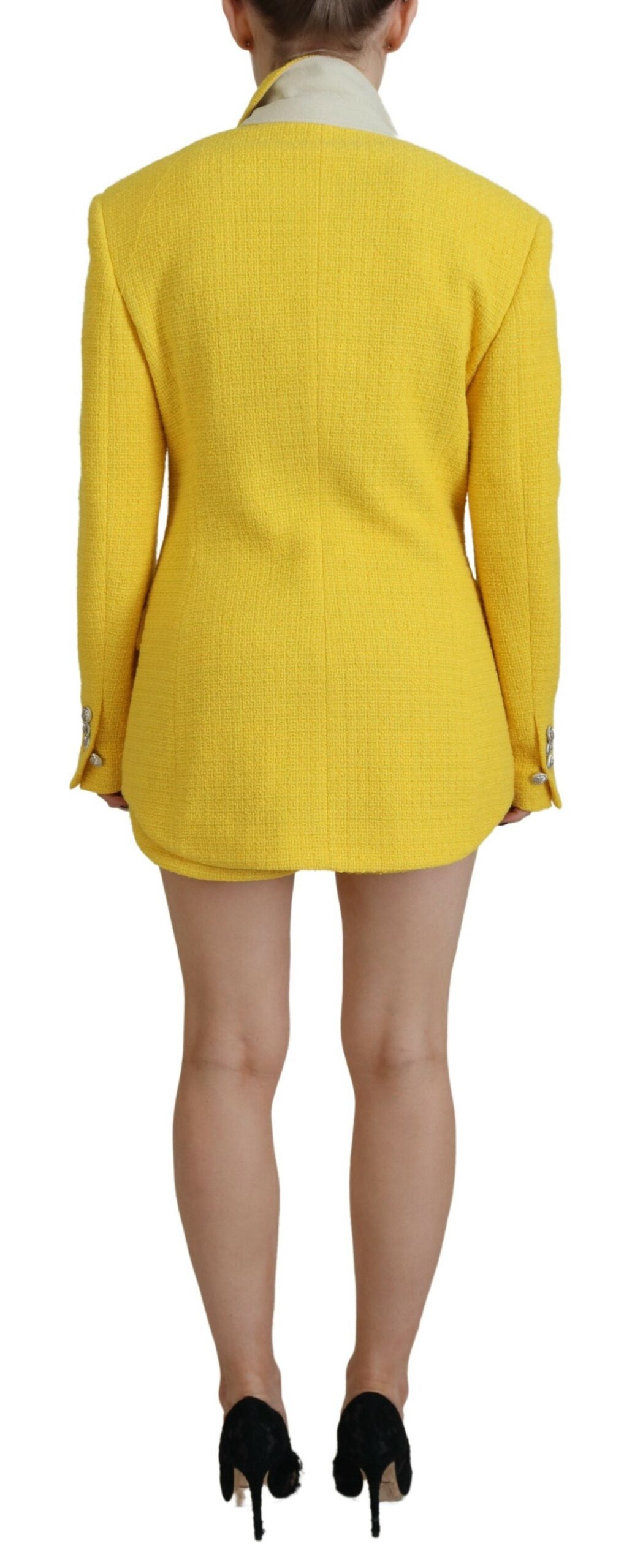 Dsquared² Yellow Peak kaksirivinen puku Blazer Short Set