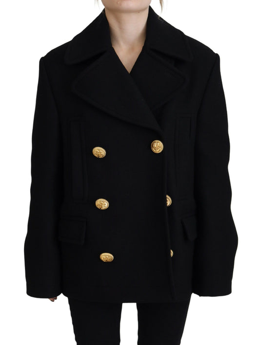 Dsquared² Musta Double Breasted Coat Blazer -takki