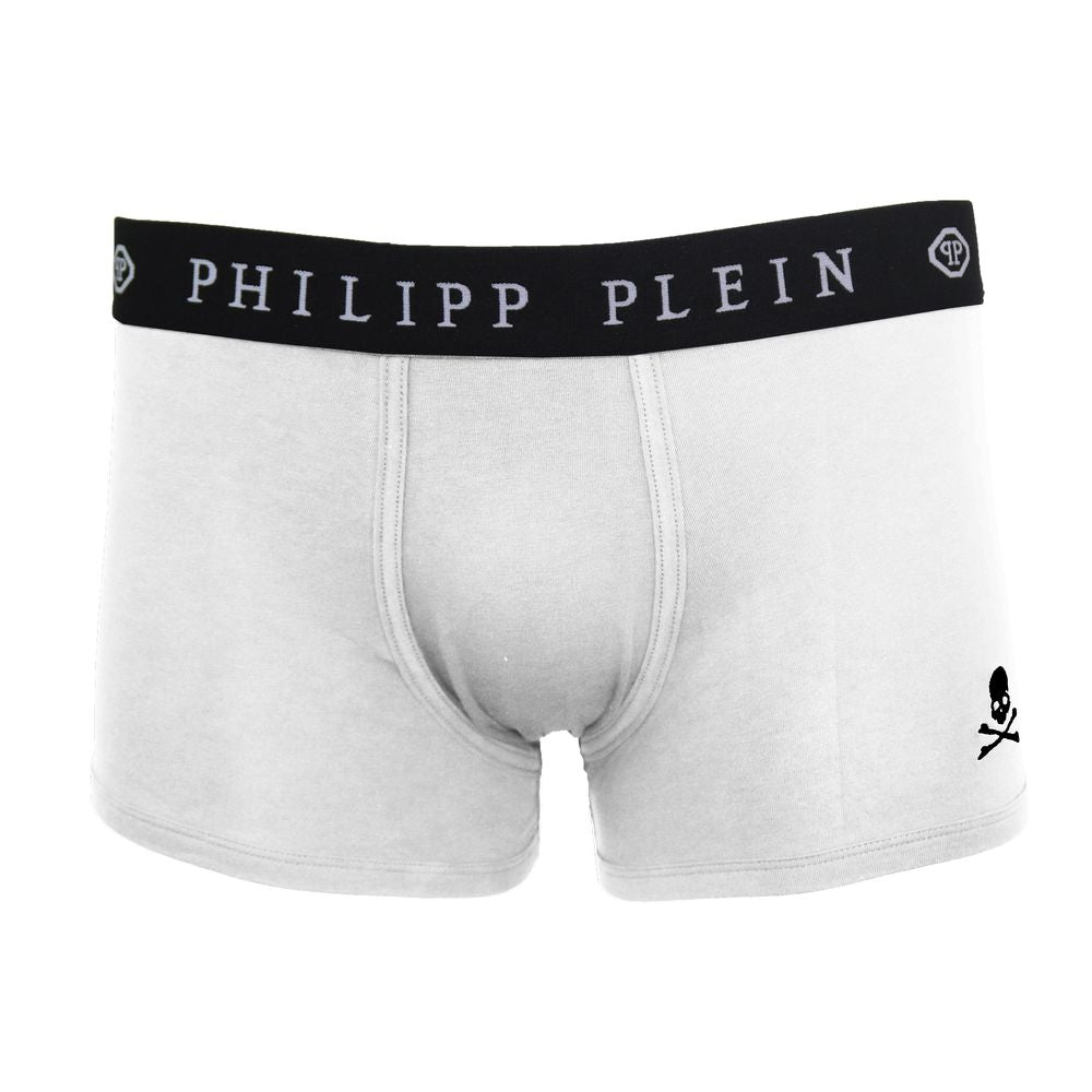 Philipp Plein miesten bokseri valkoista puuvillaa