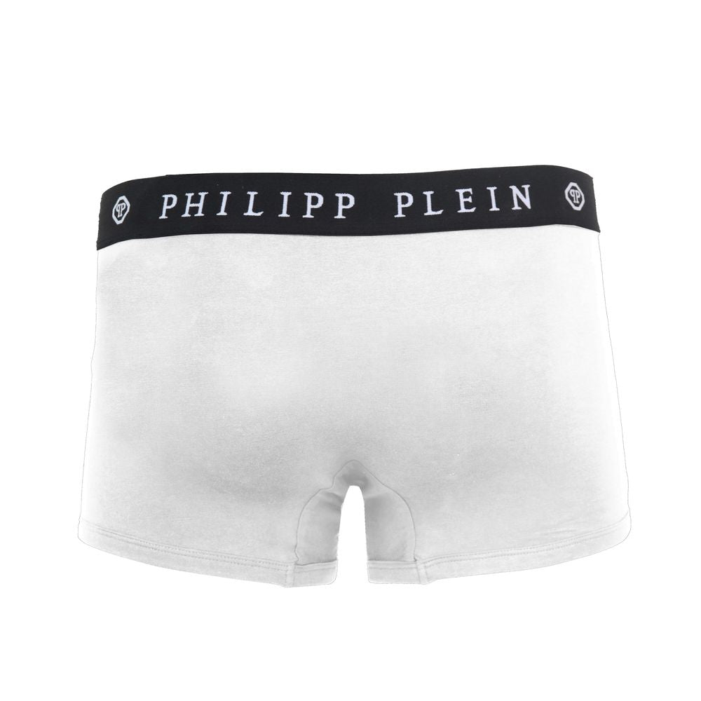 Philipp Plein miesten bokseri valkoista puuvillaa