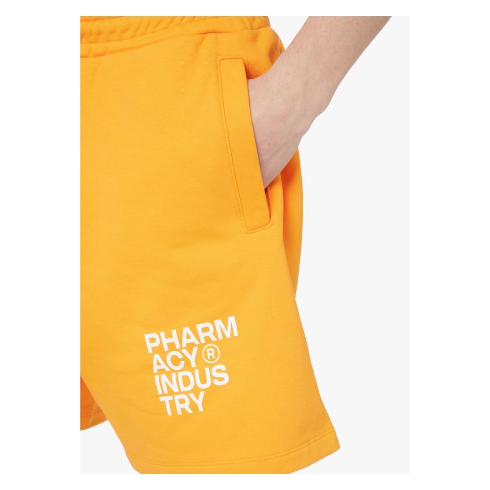 Pharmacy Industry Schicke orangefarbene Baumwollhose mit Logodruck