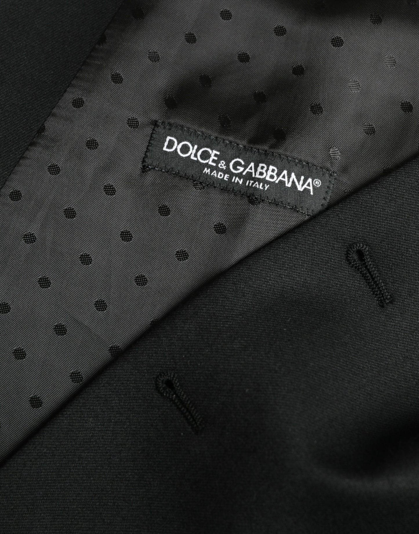 Dolce & Gabbana Schwarze Seidenweste Kleid Formelle Weste