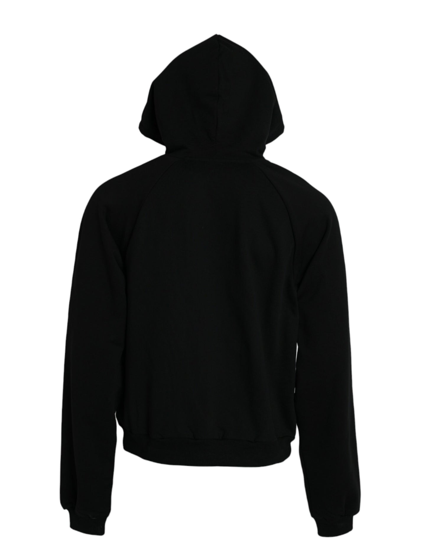 Balenciaga Schwarzes Baumwoll-Logo-Pullover-Sweatshirt mit Kapuze