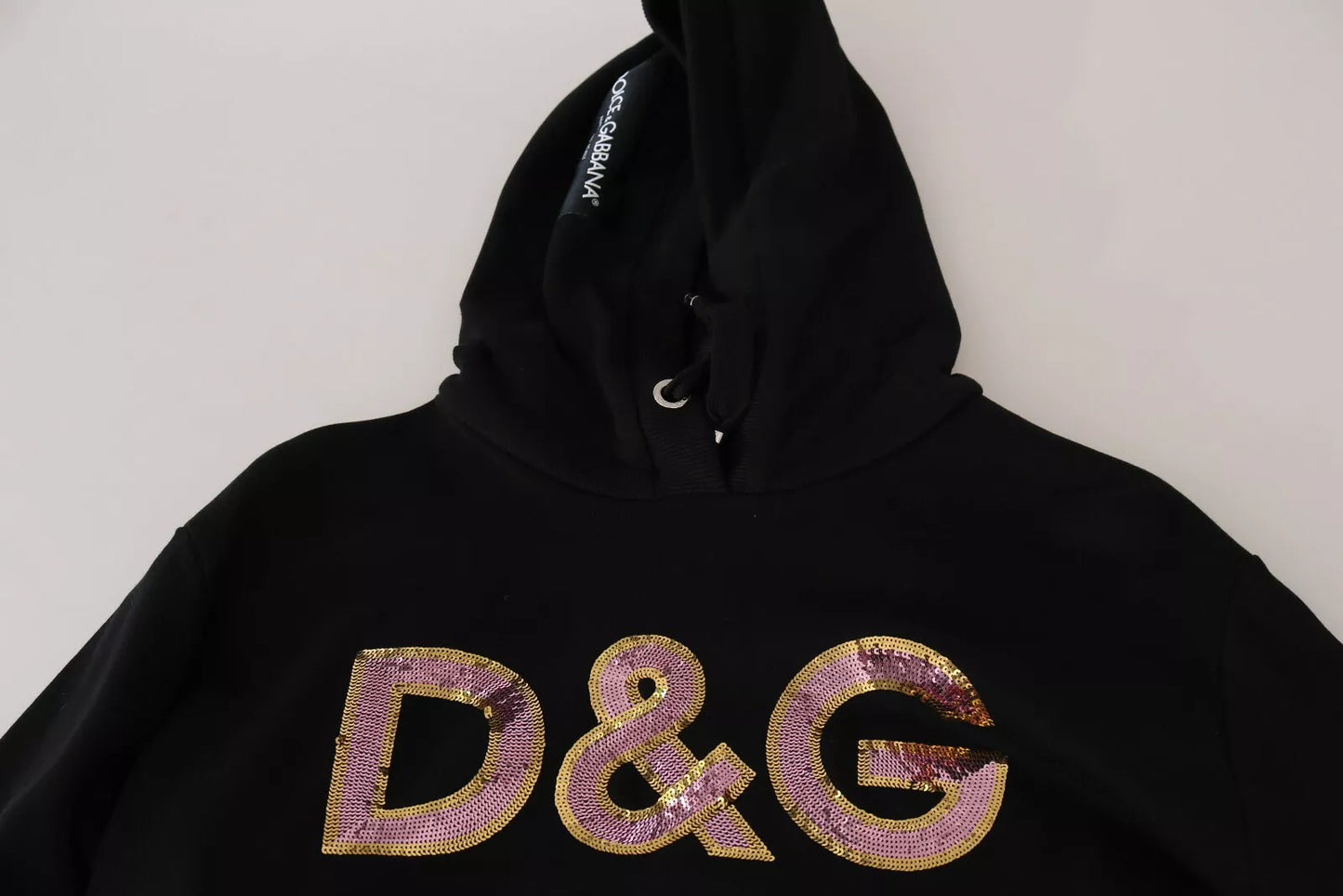 Dolce &amp; Gabbana DG Sequin Hooded Sweater