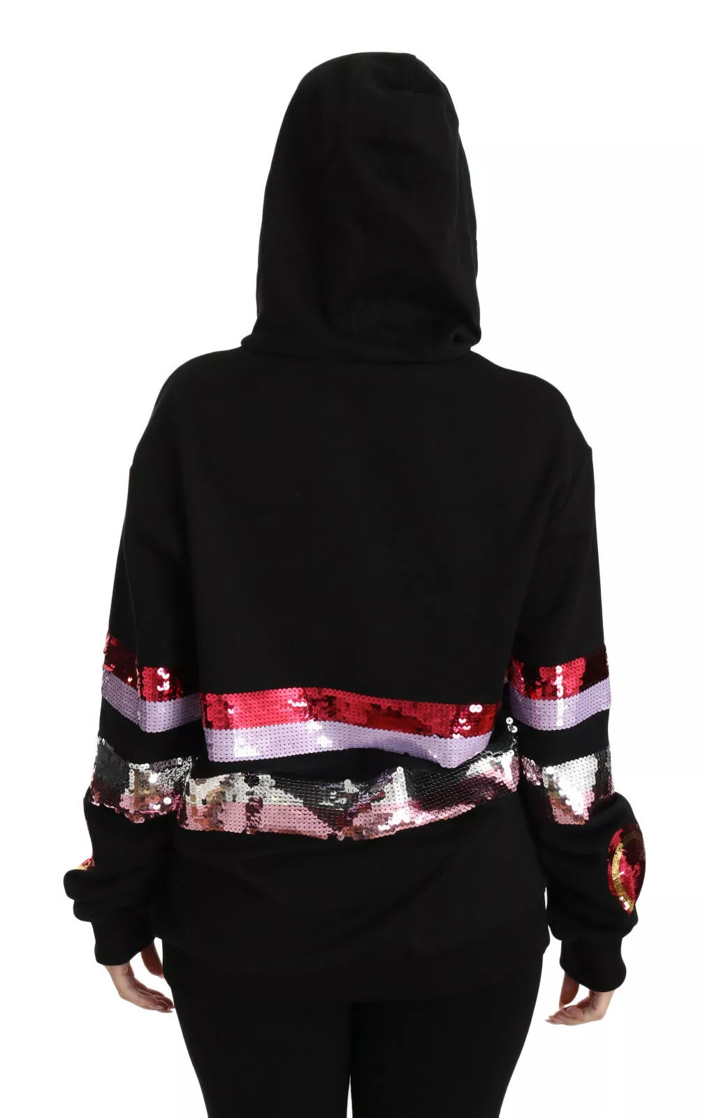 Dolce &amp; Gabbana DG Sequin Hooded Sweater