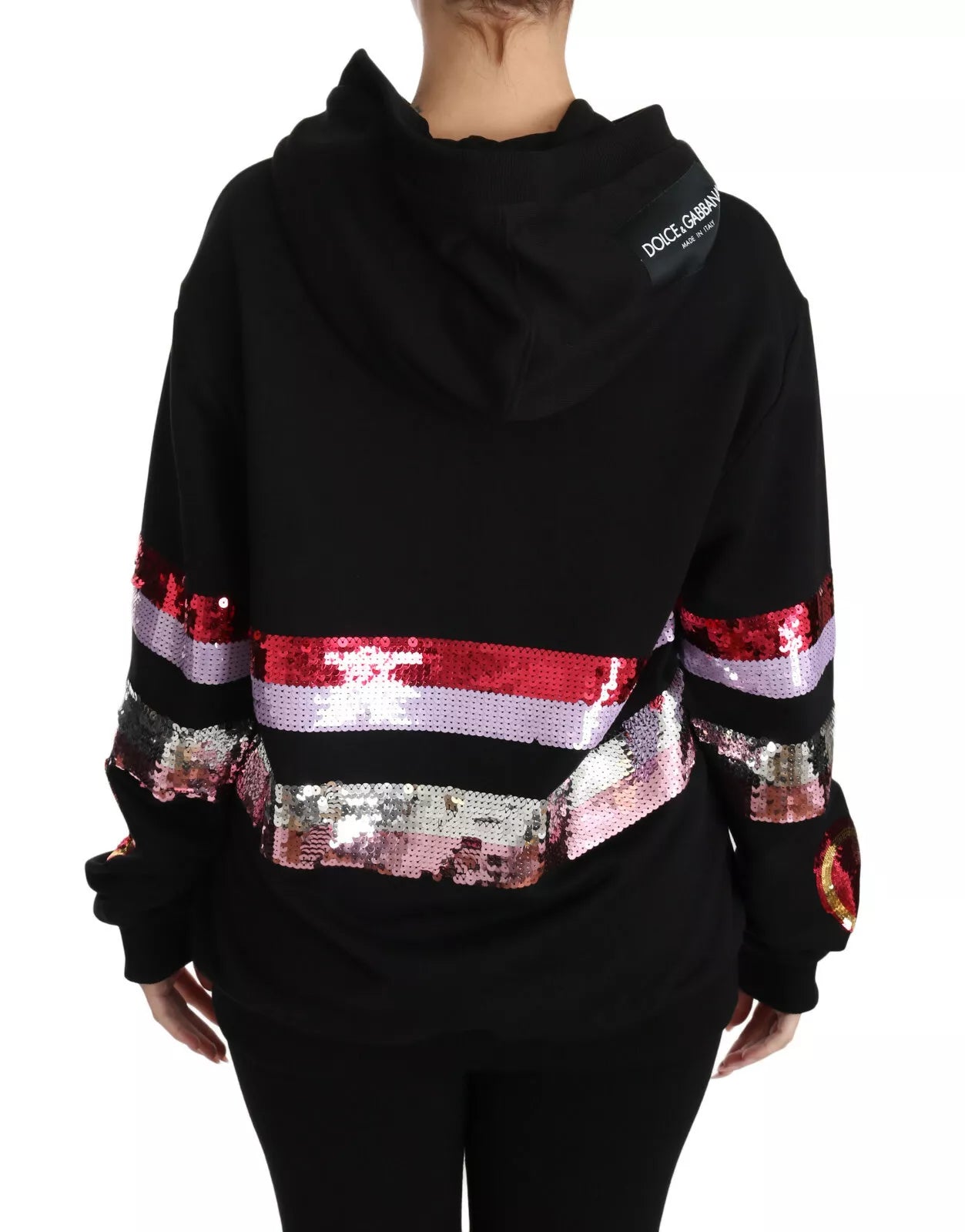 Dolce &amp; Gabbana DG Sequin Hooded Sweater