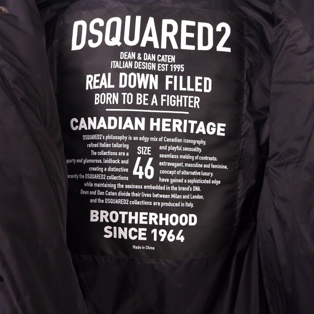 Dsquared² Black Nylon Men's Jacket