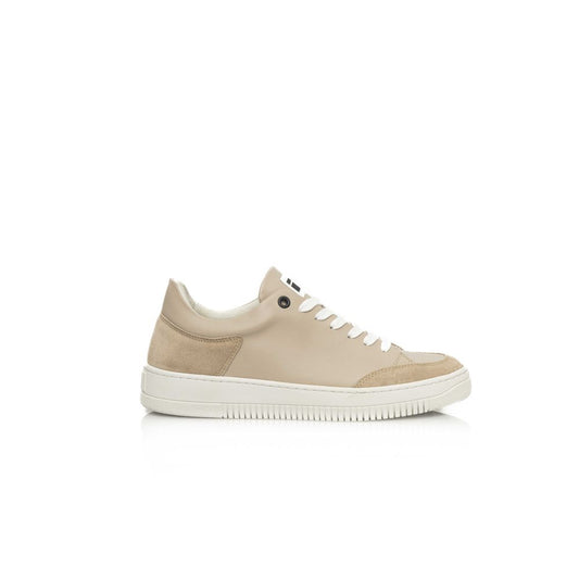 Cerruti 1881 Beige Leather Women's Sneakers