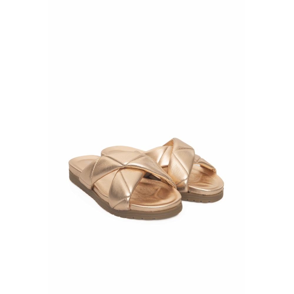 Cerruti 1881 Beige Sheepskin Women's Sandal