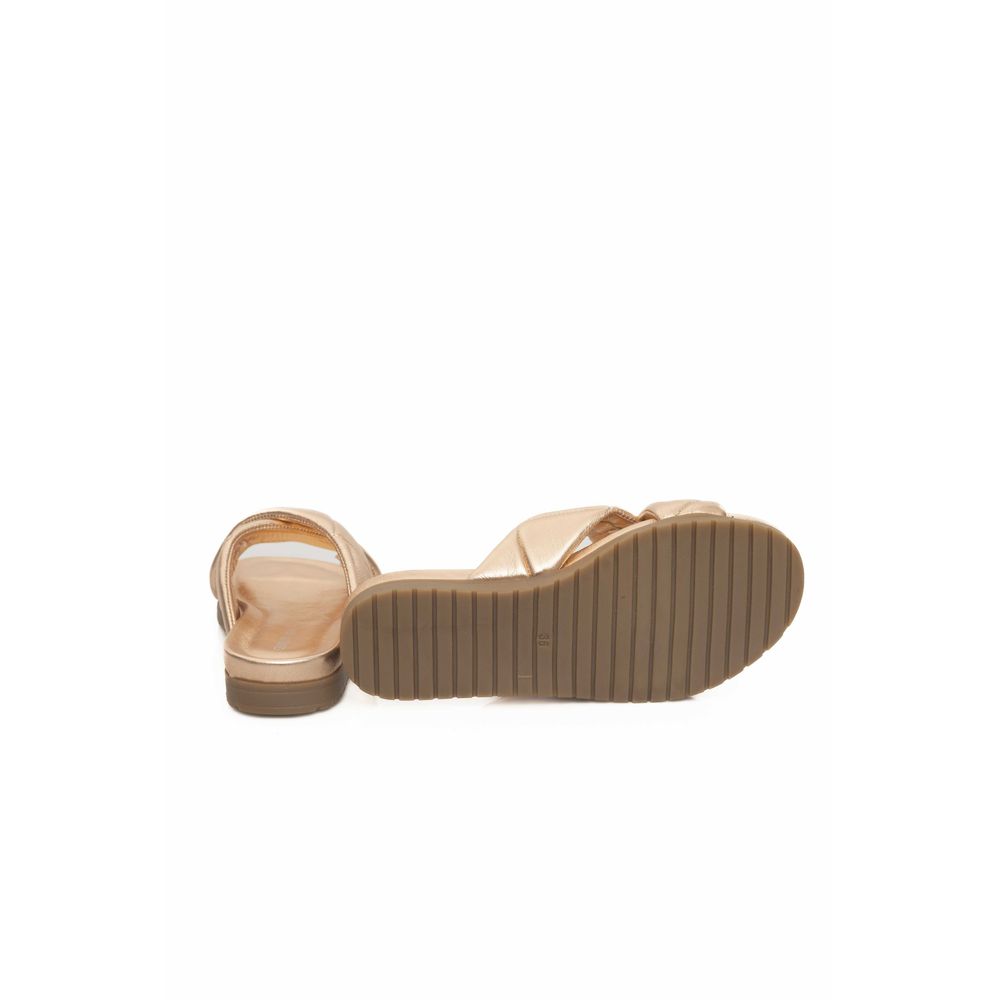 Cerruti 1881 Beige Sheepskin Women's Sandal