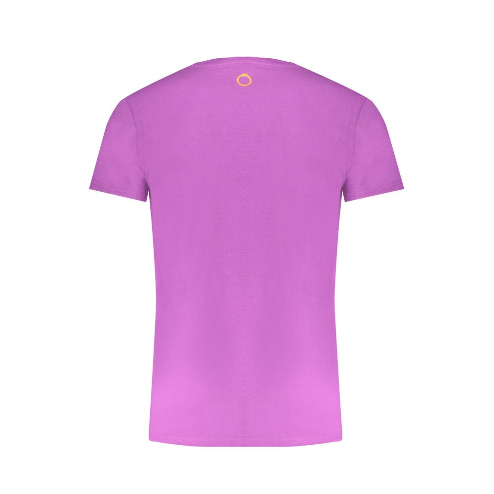 Trussardi Lila T-Shirt aus Baumwolle