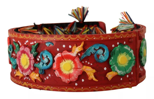 Dolce &amp; Gabbana Multicolor Floral Wide Waist