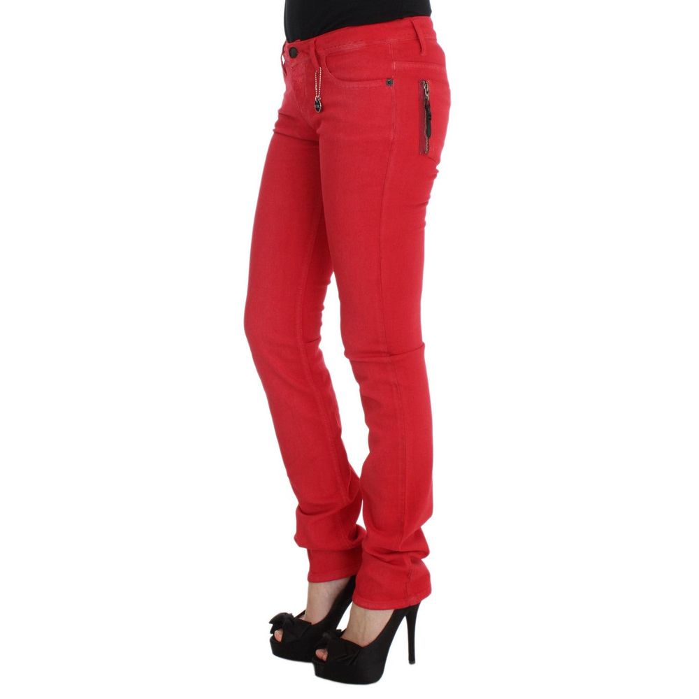 Costume National Rote Jeans & Hose