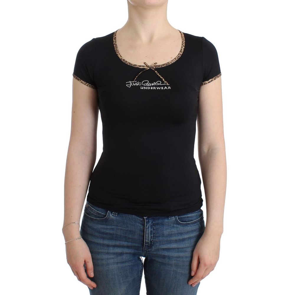 Cavalli Schwarze Tops & T-Shirt