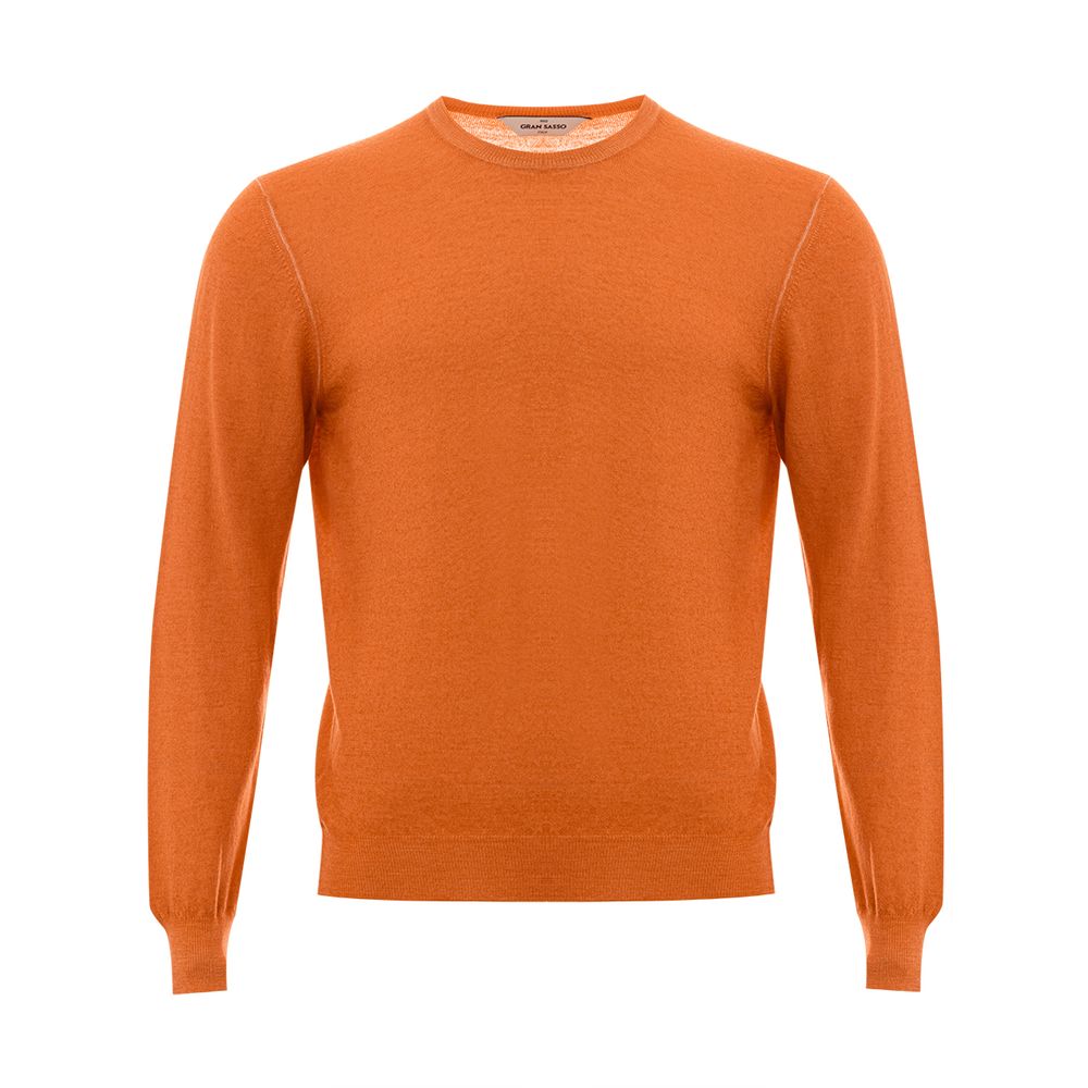 Gran Sasso Orangefarbener Wollpullover