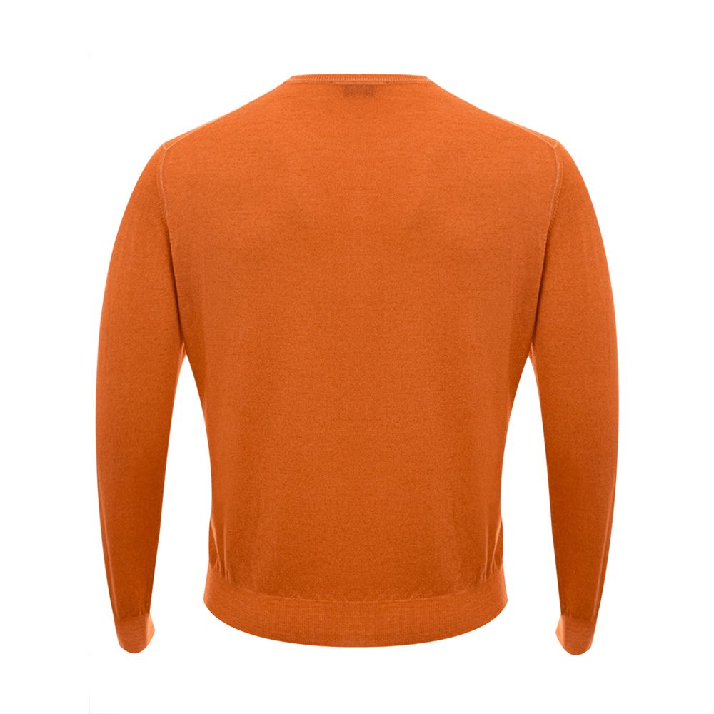 Gran Sasso Orangefarbener Wollpullover