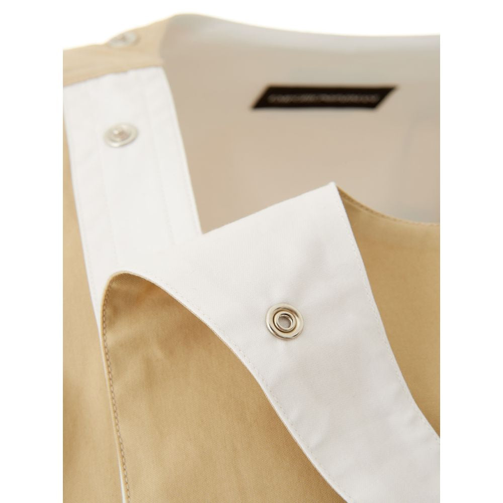 Emporio Armani Elegant Brown Cotton Shirt for Men