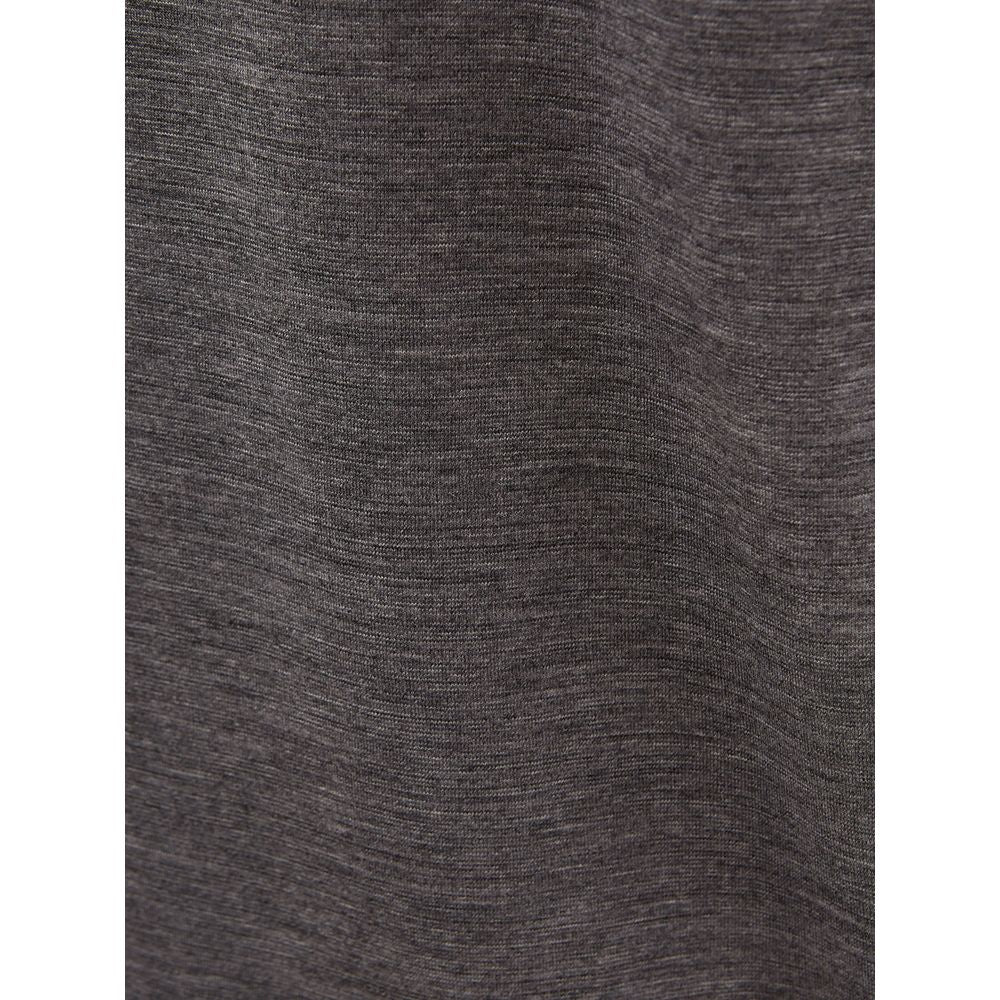 Lardini Elegant grey designer wool T-shirt