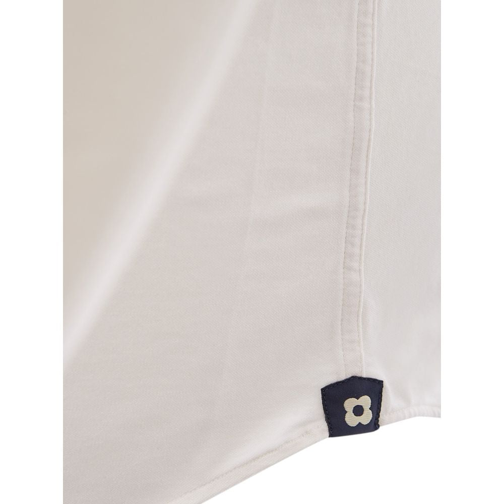 Lardini Elegant men's shirt in white cotton