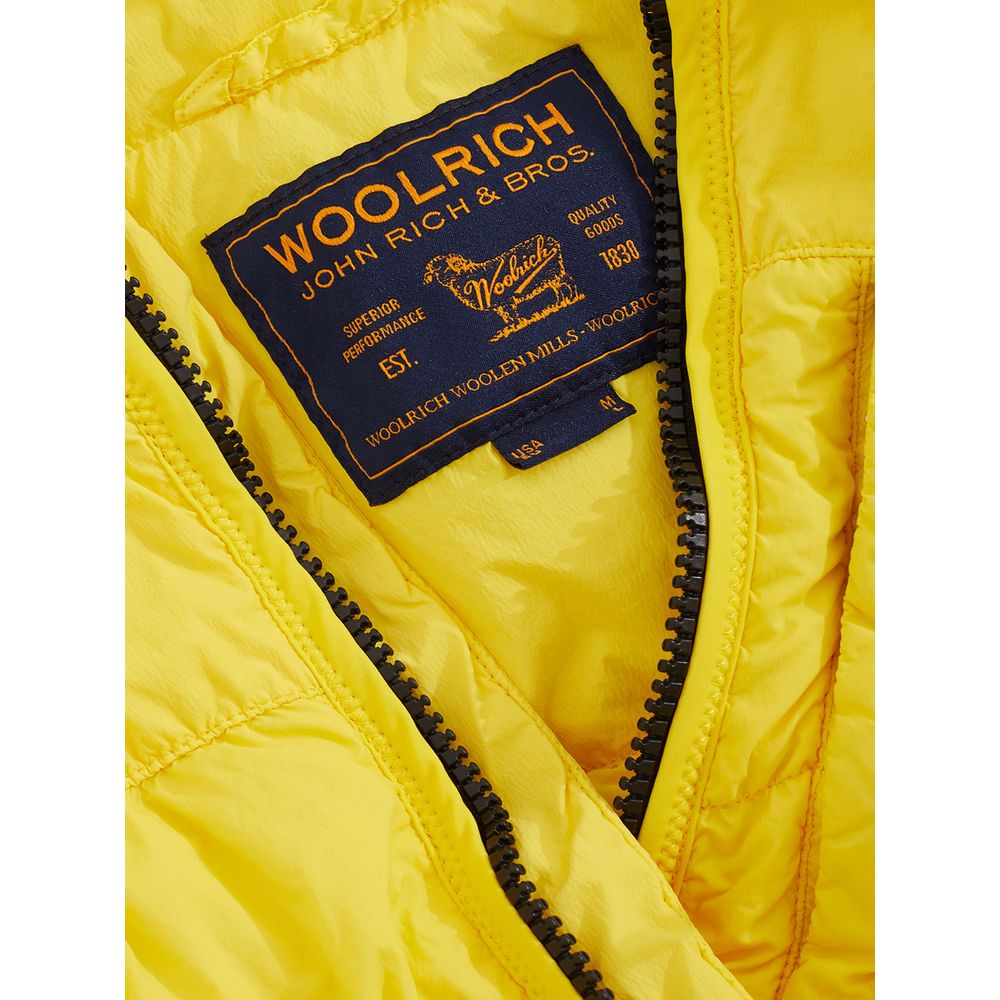 Woolrich Vibrierende gelbe Herren Outdoor Jacke