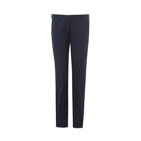 Lardini Elegant blue wool trousers for women