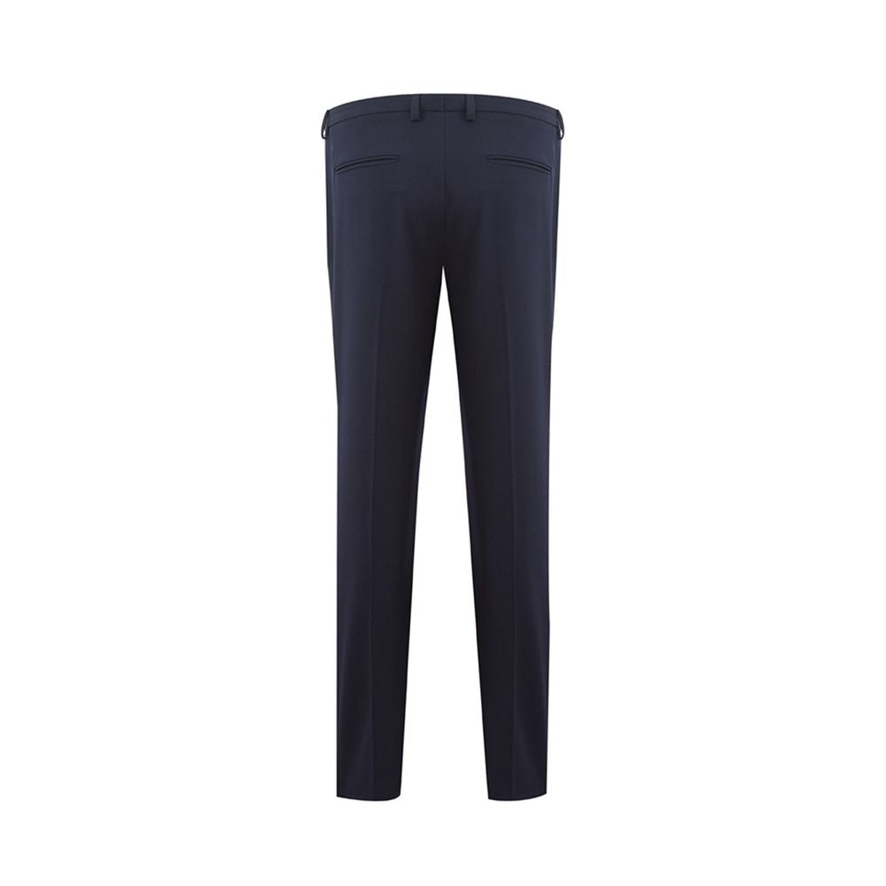 Lardini Elegant blue wool trousers for women